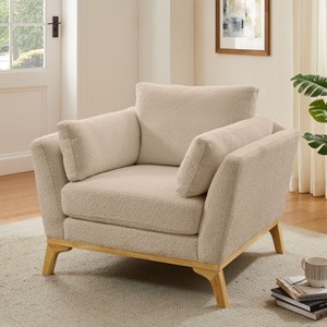 VANOMi 41.7'' Upholstered Flared Arm Accent Chair - 1 of 4