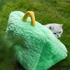 ZEZE Semi-Enclosed Plush Pet Bed - 3 of 4