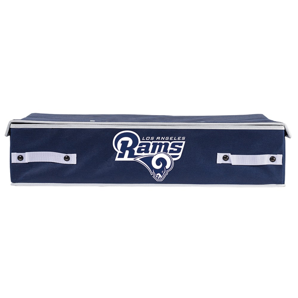 Photos - Clothes Drawer Organiser NFL Franklin Sports Los Angeles Rams Under The Bed Storage Bins - Large