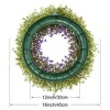 Unique Bargains Window Wedding Decor Front Door Fall Artificial Eucalyptus Wreaths - 3 of 4