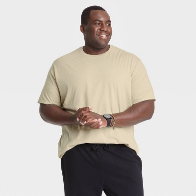 Men's Standard Fit Short Sleeve Crewneck T-Shirt - Goodfellow & Co™ Light Green