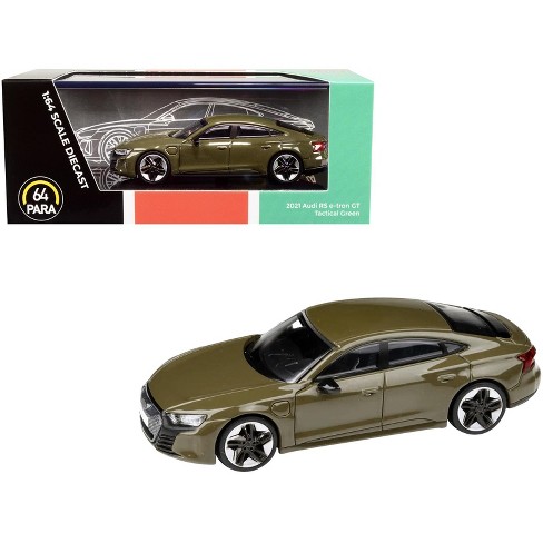 2021 Audi Rs E-tron Gt Tactical Green 1/64 Diecast Model Car By