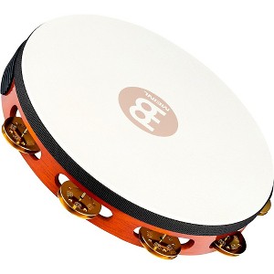 MEINL Traditional Goat-Skin Wood Tambourine Single Row - 1 of 4