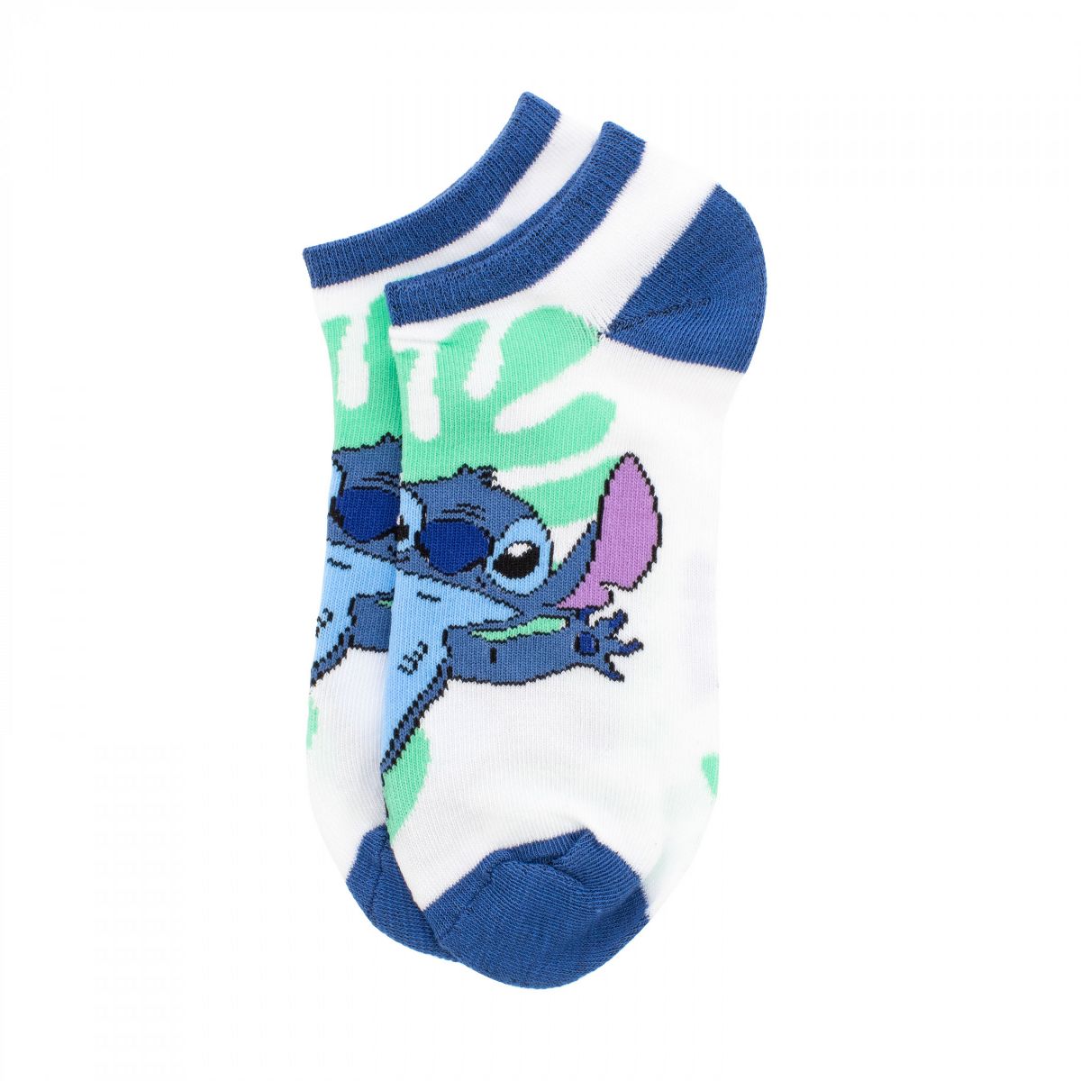 Womens Lilo and Stitch Rainbows and Flowers Ankle Socks 6-Pair Pack - thumbnail 3
