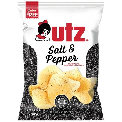 Utz Potato Chips Salt & Pepper 2.75 oz