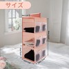 Unique Bargains 3-Shelf Closet Hanging Organizer with Magic Tapes - 2 of 4