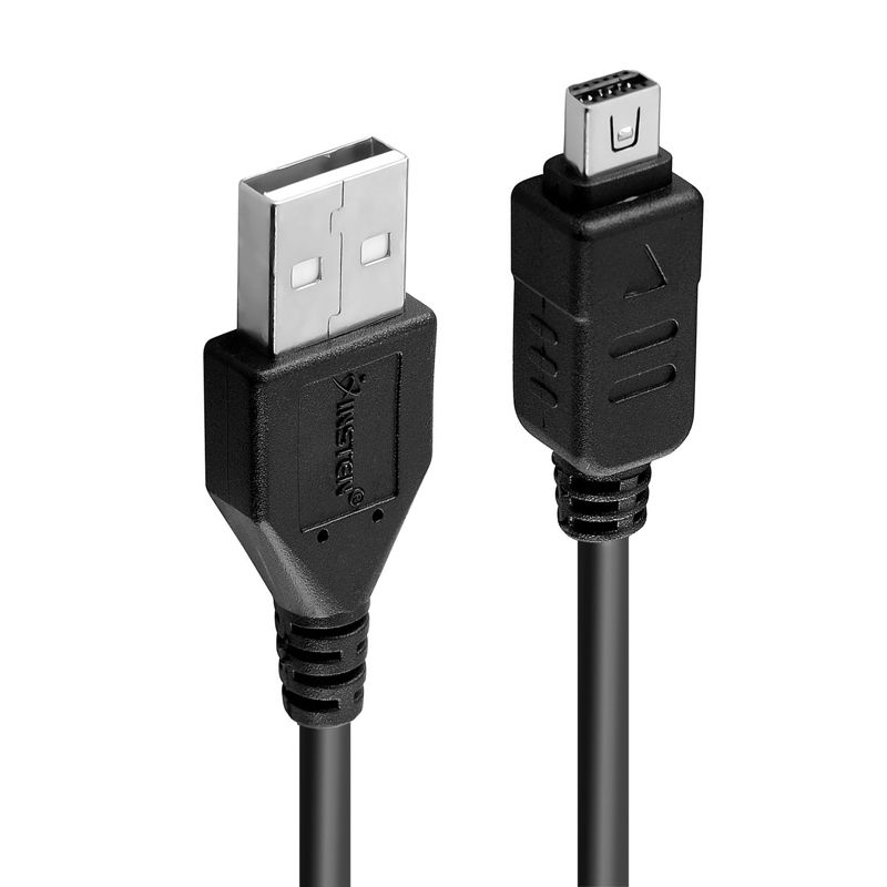 INSTEN Compatible USB Data Cable w/ Ferrite compatible with Olympus CB-USB5 / USB6, 3 of 4