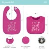 The Peanutshell Baby Girl Terry Bibs, 16 Pack for Feeding, Teething, or Drooling|Girl Foods/Neutral - 2 of 4