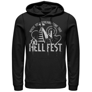 Men's Hell Fest Screams Come True Pull Over Hoodie - 1 of 3