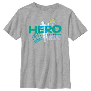 Boy's Aquaman Hero of The Seas T-Shirt - 1 of 4