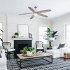 Parrot Uncle 52" Modern Chrome Indoor Standard 3000K Integrated LED Ceiling Fan - 3 of 4