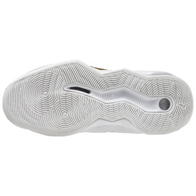 Обувь Mizuno Women's Wave Dimension Volleyball Shoe, 12, White-Gold — фото 2