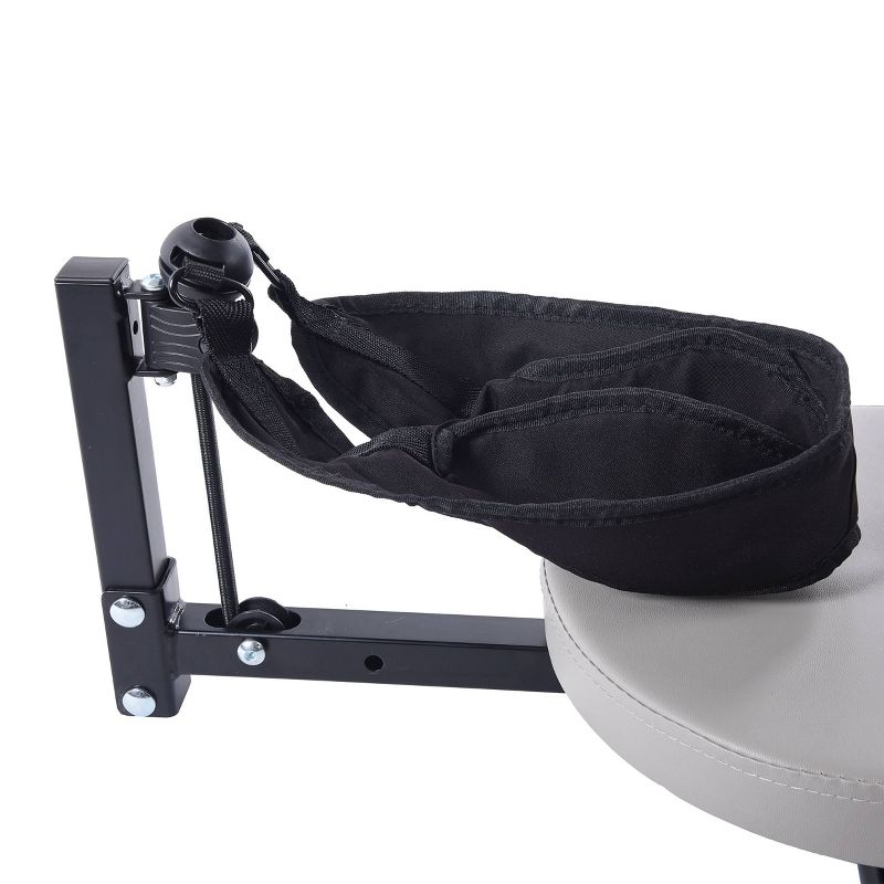 Stamina InLine Back Stretch Bench with Cervical Traction - Gray, 6 of 8