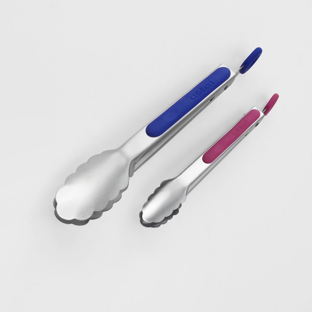 Photos - Other Accessories Cuisinart 2pc Stainless Steel Tong Set Jewel Tone 