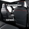 Fit 2015-2023 F150, 2017-2023 F250 F350 Coverado Crew Cab Custom Seat Covers Front and Back Full Set Waterproof Faux Leather - 2 of 4