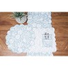 C&F Home 14" x 51" Shoreline Waters Cotton Table Runner - Nautical Seahorse & Coral - 4 of 4