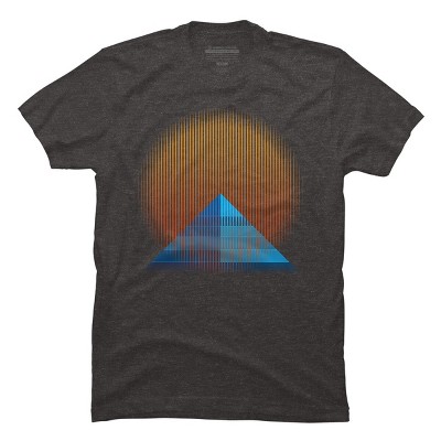 Men's Design By Humans Pyramid Sun By Ramzi T-Shirt