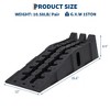 2 Pack Heavy Duty Car Ramps for Oil Changes, 15 Ton (33,000 LB) Capacity, 6.7 Inch High Lift Vehicle Service Ramps, Non-Slip, for Home Garage Use - 2 of 4