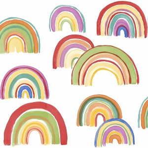 Transform Rainbow Multi Peel and Stick Wallpaper - 1 of 4