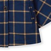 Hope & Henry Girls' Woven Cape with Button Front, Kids - 3 of 3