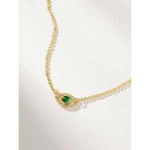 Uncommon James Evil Eye Pavé Necklace - 1 of 4
