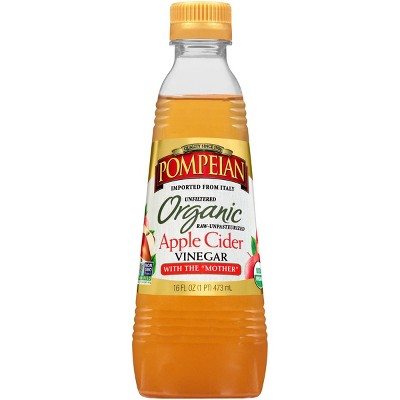 Pompeian Organic Apple Cider Vinegar - 16 fl oz