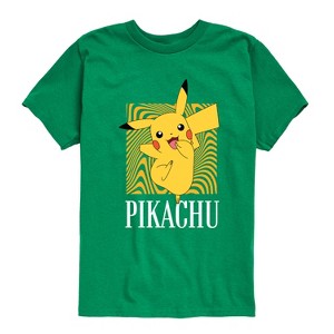 Boys' - Pokémon - Hypnotic Pikachu Art Short Sleeve Graphic T-Shirt - 1 of 4