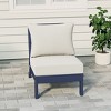 WestinTrends  Avalon Outdoor HDPE Deep Seating Modular Armless Patio Chair with Patio Cushions - 2 of 4