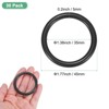 Unique Bargains Plastic Durable Multipurpose DTY Design Macrame And Knotting Supplies O Rings 30 Pcs - 3 of 4