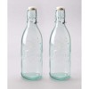 Amici Home Italian Recycled Green 34oz Hermetic Milk Bottle, Cow Embossed Design - 2 of 4
