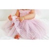 Girl Poppy Dotted Swiss Romper Dress - A Little Lacey - 2 of 3