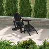 WestinTrends Azura No-Tools Outdoor HDPE Patio Adirondack Chair with Patio Ottoman - 2 of 4