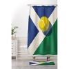 Deny Designs Daniel Coulmann Balls Tennis Hard Court Shower Curtain - 3 of 3