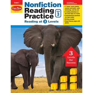 Nonfiction Reading Practice, Grade 3 Teacher Resource - by  Evan-Moor Educational Publishers (Paperback) - 1 of 1