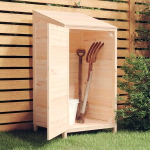 VidaXL Garden Shed 21.7"x20.5"x44.1" Solid Wood Fir - 1 of 4