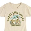 Girls' - The Mandalorian - Enjoy The Little Things Fitted Short Sleeve Graphic T-Shirt - 2 of 4