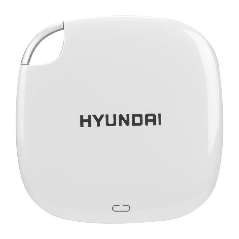 Hyundai 2TB Ultra Portable External SSD for PC/Mac/Mobile, USB-C USB 3.1 - White (HTESD2048PW), 3 of 6