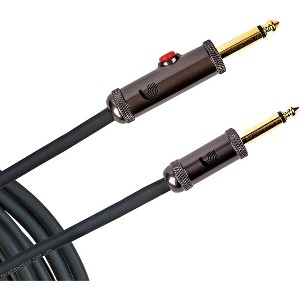 D'Addario Circuit Breaker Instrument Cable With Latching Cut-Off Switch, Straight Plug - 1 of 4