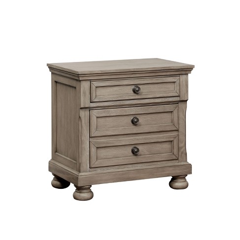 Grey nightstand hot sale target