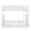 Twin-Over-Twin Bunk Bed with Ladders and Two Storage Drawers - 3 of 4