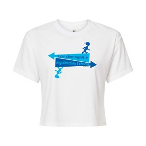 Women's - Dr. Seuss - You Can Steer Yourself Cropped Graphic T-Shirt - 1 of 4