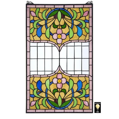 Design Toscano Eaton Place Tiffany-style Stained Glass Window : Target