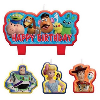 Birthday Express Toy Story 4 Birthday Candle Set - 4 Pack