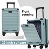 Dexmalle Luggage Sets 5 Piece with Front Opening - 4 of 4