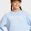 Girls' Active Comfort Fleece Crewneck Sweatshirt - All In Motion™ - 2 of 4