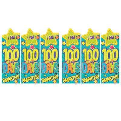 Eureka® Color My World 100 Days Bookmarks, 36 Per Pack, 6 Packs