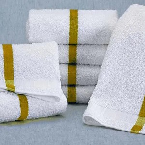 100% Cotton Center Stripe Towels By Rifz Textiles - 1 of 2