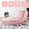 Lycvki Floor Lounge Chair with 5 Adjustable Positions Plush - 3 of 4