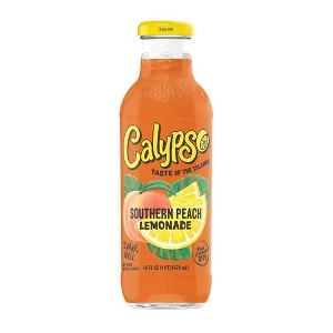 Calypso Southern Peach Lemonade - 16 fl oz Glass Bottle - 1 of 4