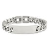 Black Bow Jewelry Men's Stainless Steel 11mm Curb Link I.D. Bracelet, 7.75 Inch - image 3 of 4